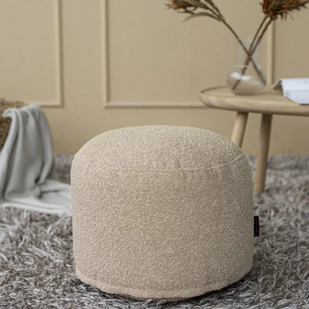 Sittpuff Fotpall Mini Madu Cream-Mini sittpuffar-Slowdown