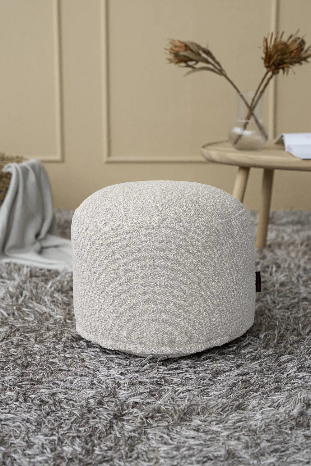Sittpuff Fotpall Mini Madu White-Mini sittpuffar-Slowdown