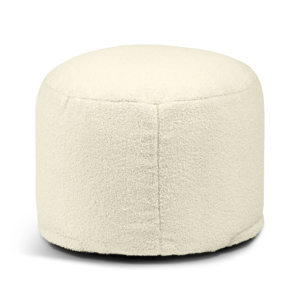 Sittpuff Fotpall Mini Teddy Cream-Mini sittpuffar-Slowdown