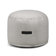 Pouf Mini Teddy White Grey