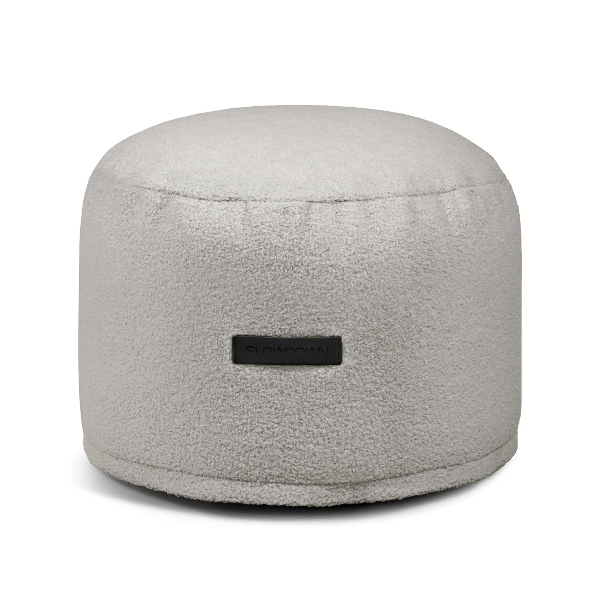 Pouf Mini Teddy White Grey