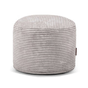 Pouf Mini Waves White Grey