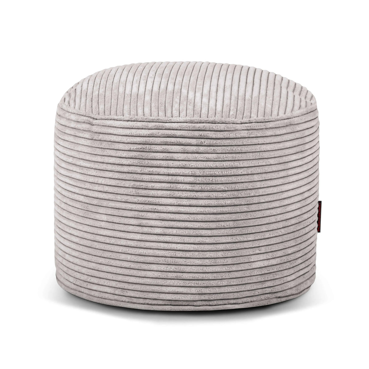 Pouf Mini Waves White Grey