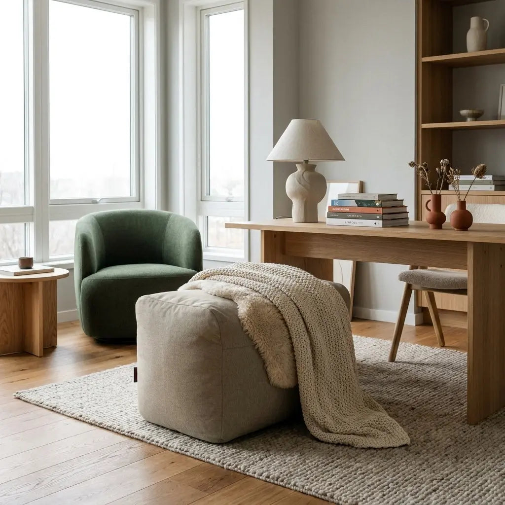 Sittpuff Plus 70 Nordic Beige