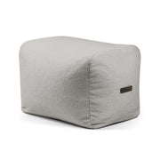 Pouf Plus 70 Teddy White Grey