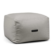 Pouf Softbox Teddy White Grey