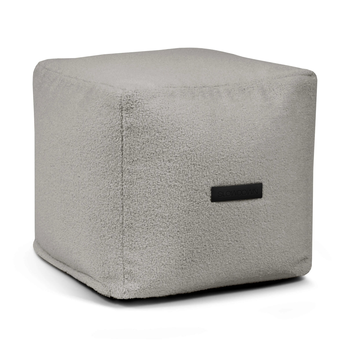 Pouf Up! Teddy White Grey