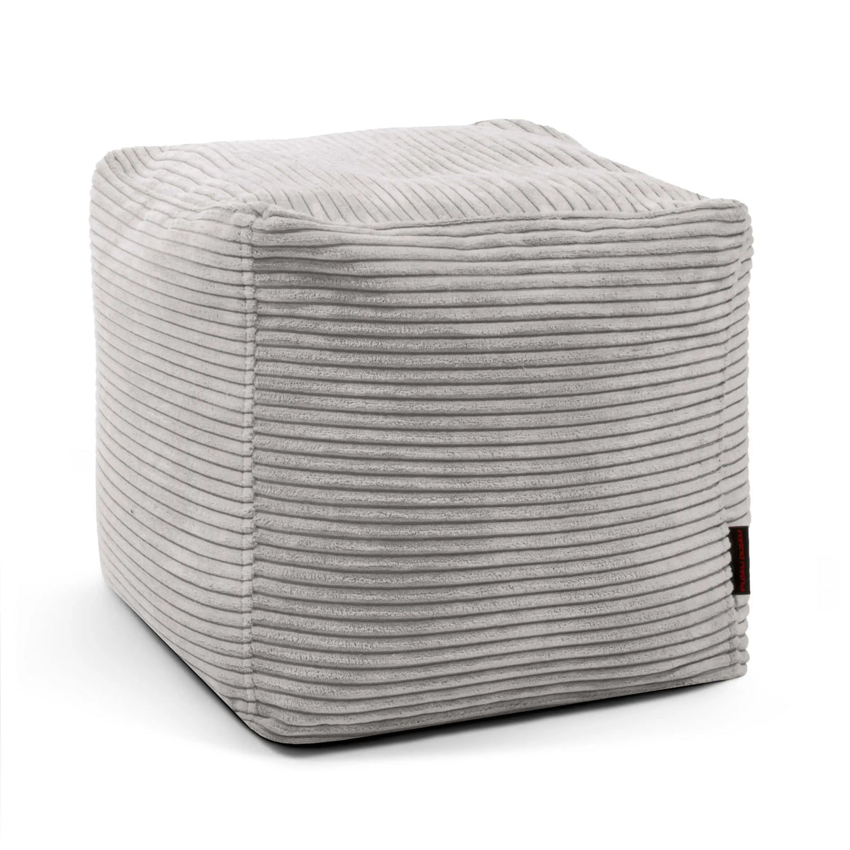 Pouf Up! Waves White Grey