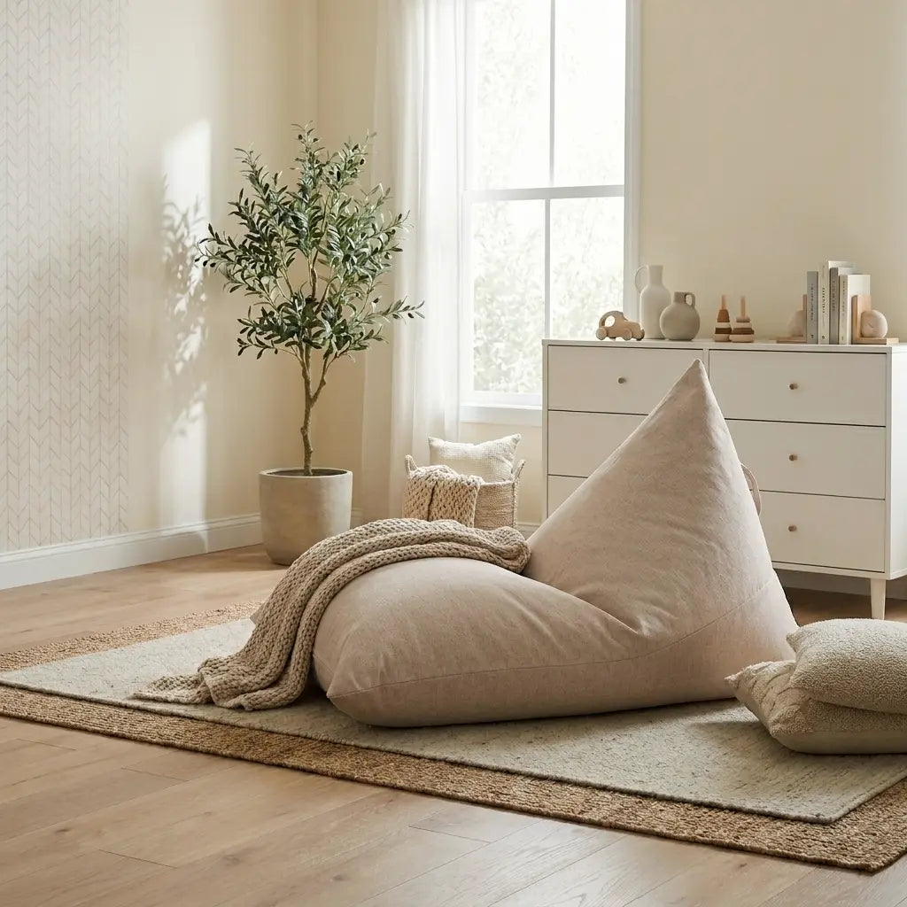 Sittsäck Barnfåtölj Razzy Riviera Beige