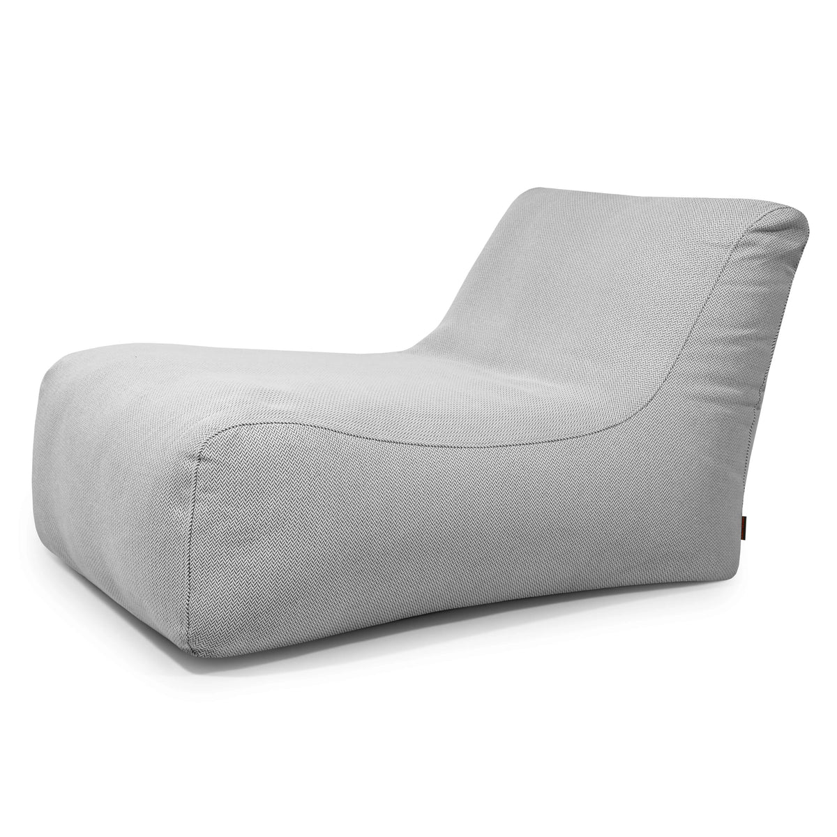 Sittsäck Lounge 100 Canaria Grey fåtölj med bredare ryggstöd och hög sits.