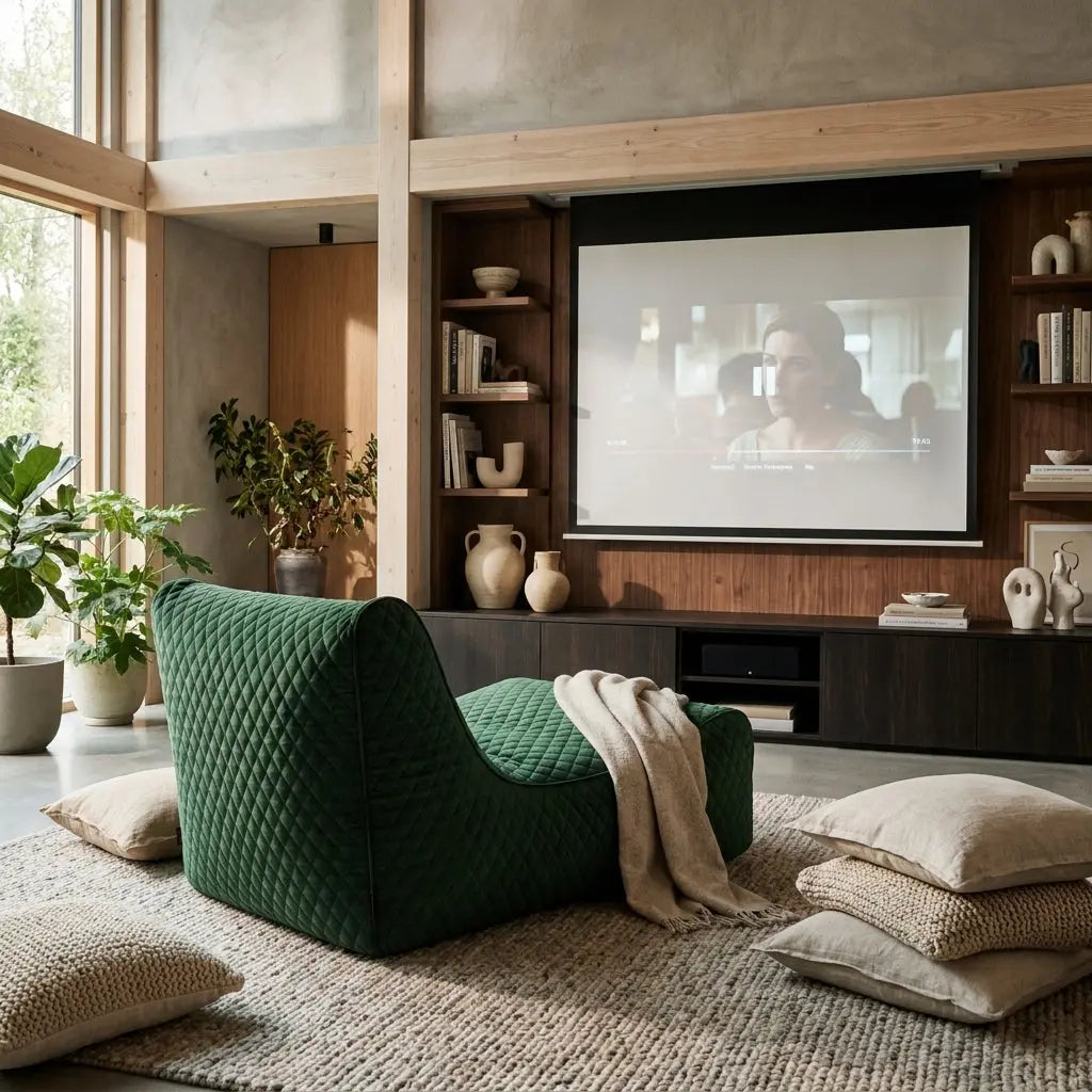 Sittsäck Lounge 100 Lure Luxe Emerald Green