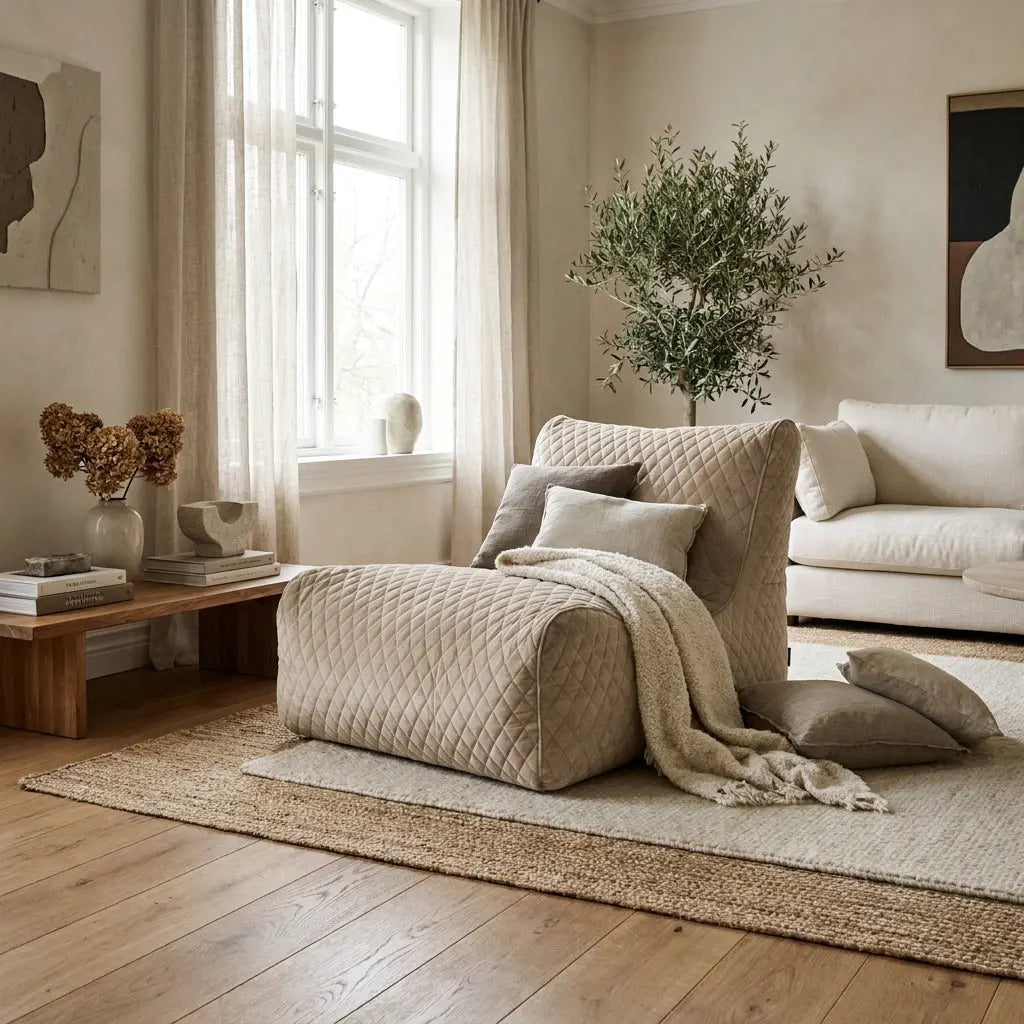 Sittsäck Lounge 100 Lure Luxe Pearl