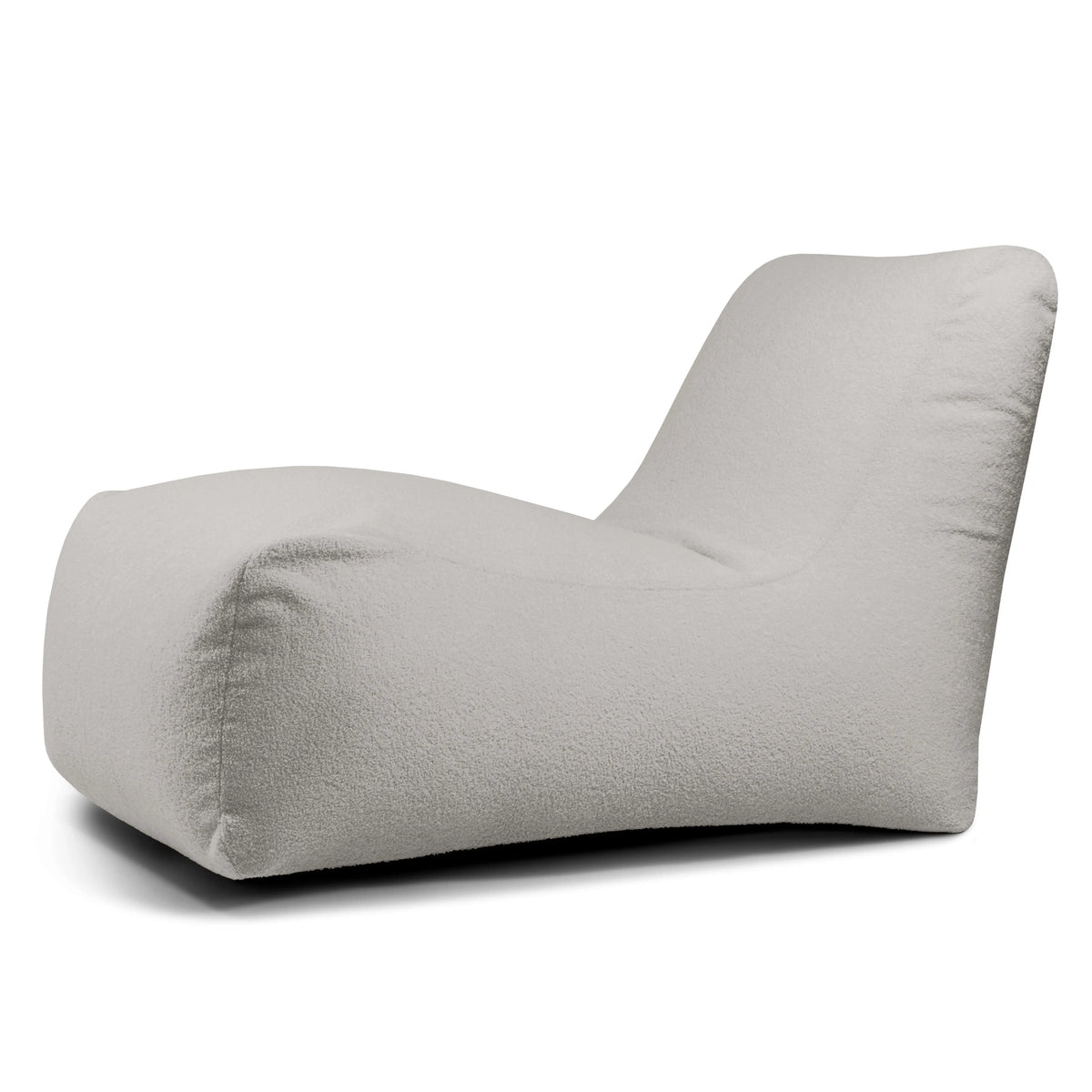 Bean bag Lounge Teddy White Grey