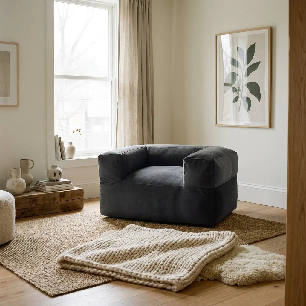 Sittsäck MooG Barcelona Dark Grey
