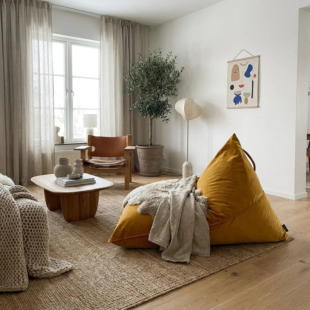 Sittsäck Razz Barcelona Mustard