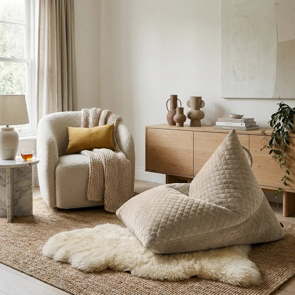 Sittsäck Razz Lure Luxe Pearl