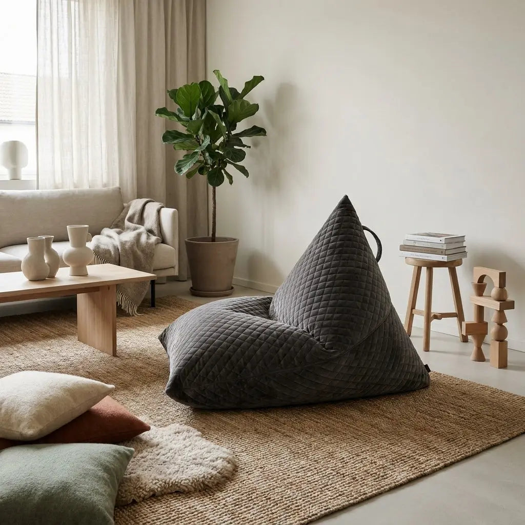 Sittsäck Razzmatazz Lure Luxe Grey