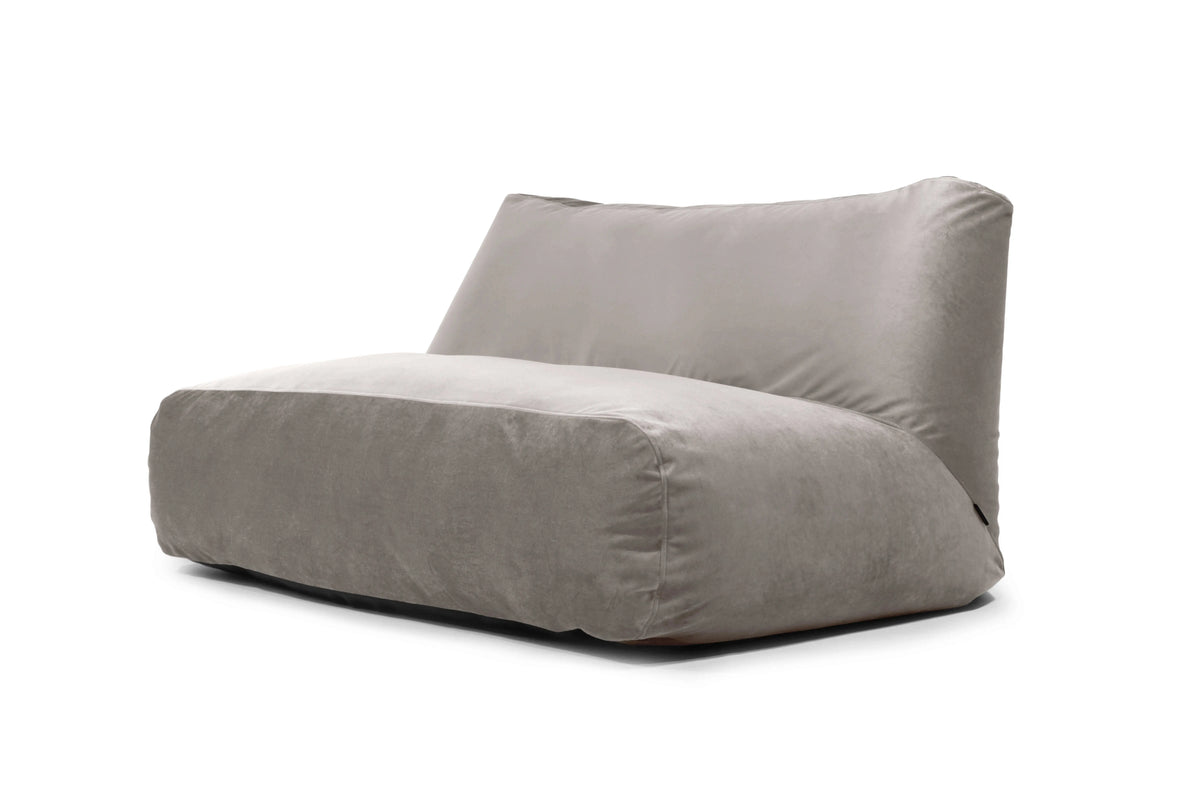 Bean bag Sofa Tube 160 Barcelona White Grey