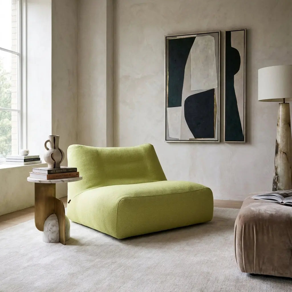 Sittsäck Soffa Tube 160 Canaria Lime
