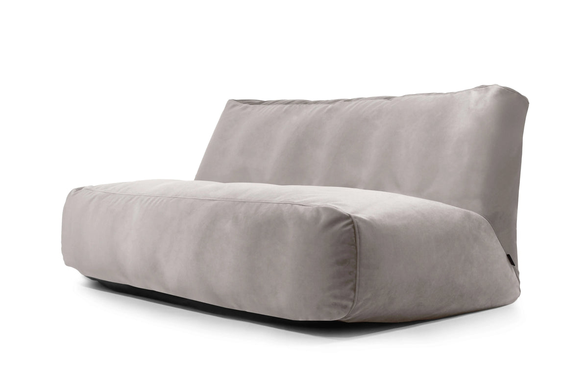 Bean bag Sofa Tube 190 Barcelona White Grey