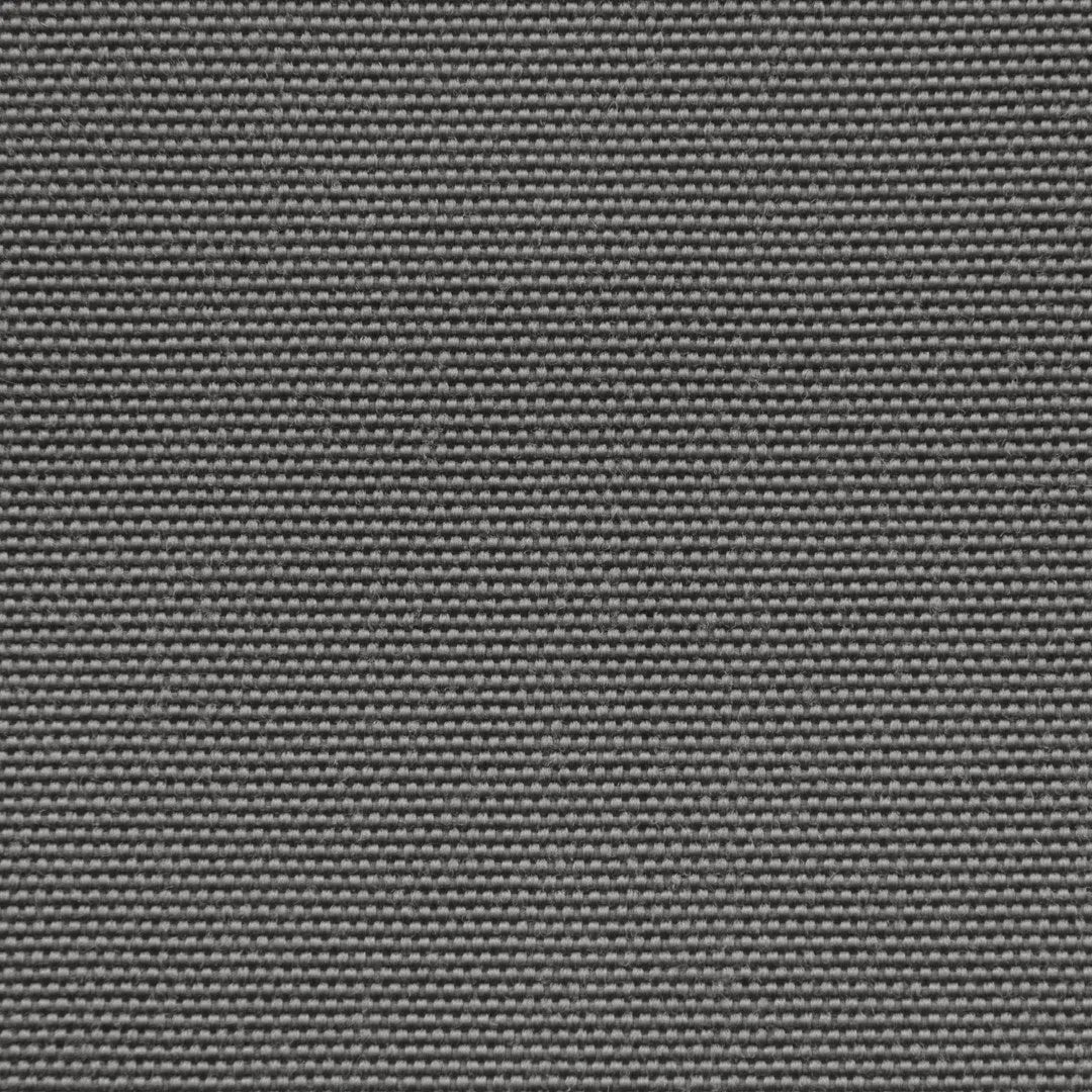 Närbild på mörkgrå textur av Lounge 100 Colorin sittsäck fåtölj, med synlig väv.