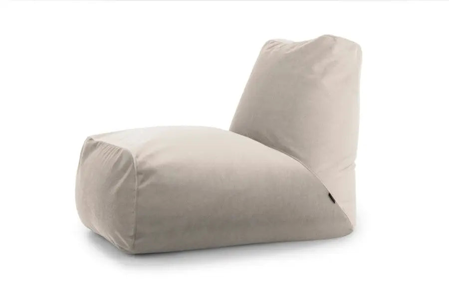 Bean bag Tube Barcelona White Grey