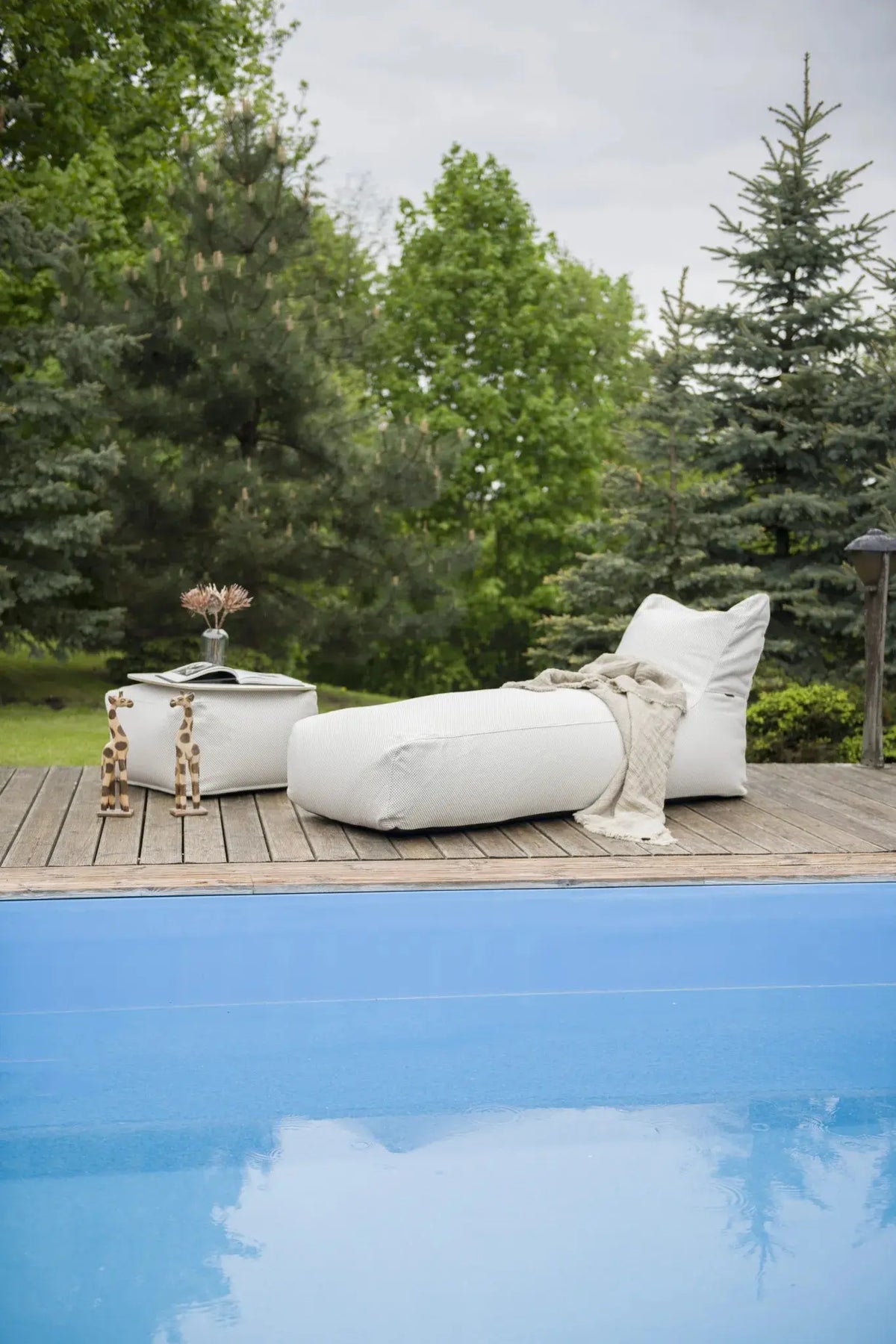 Sittsäck solsäng - solsäng Capri Grey-Bean bags-Slowdown