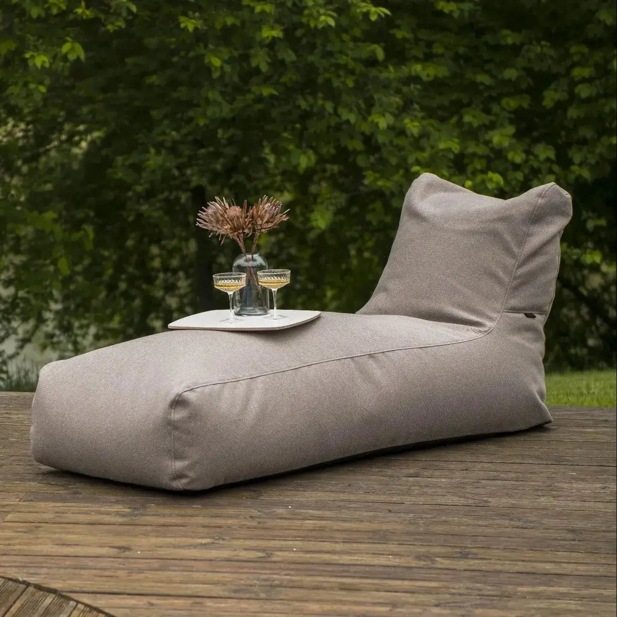 Sittsäck solsäng - solsäng Riviera Cacao-Bean bags-Slowdown
