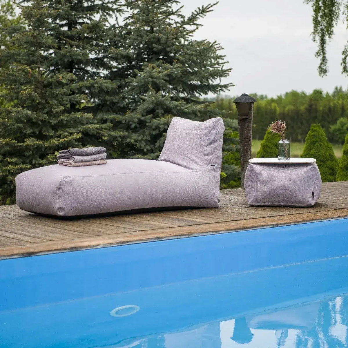 Sittsäck solsäng - solsäng Riviera Flamingo Pink-Bean bags-Slowdown