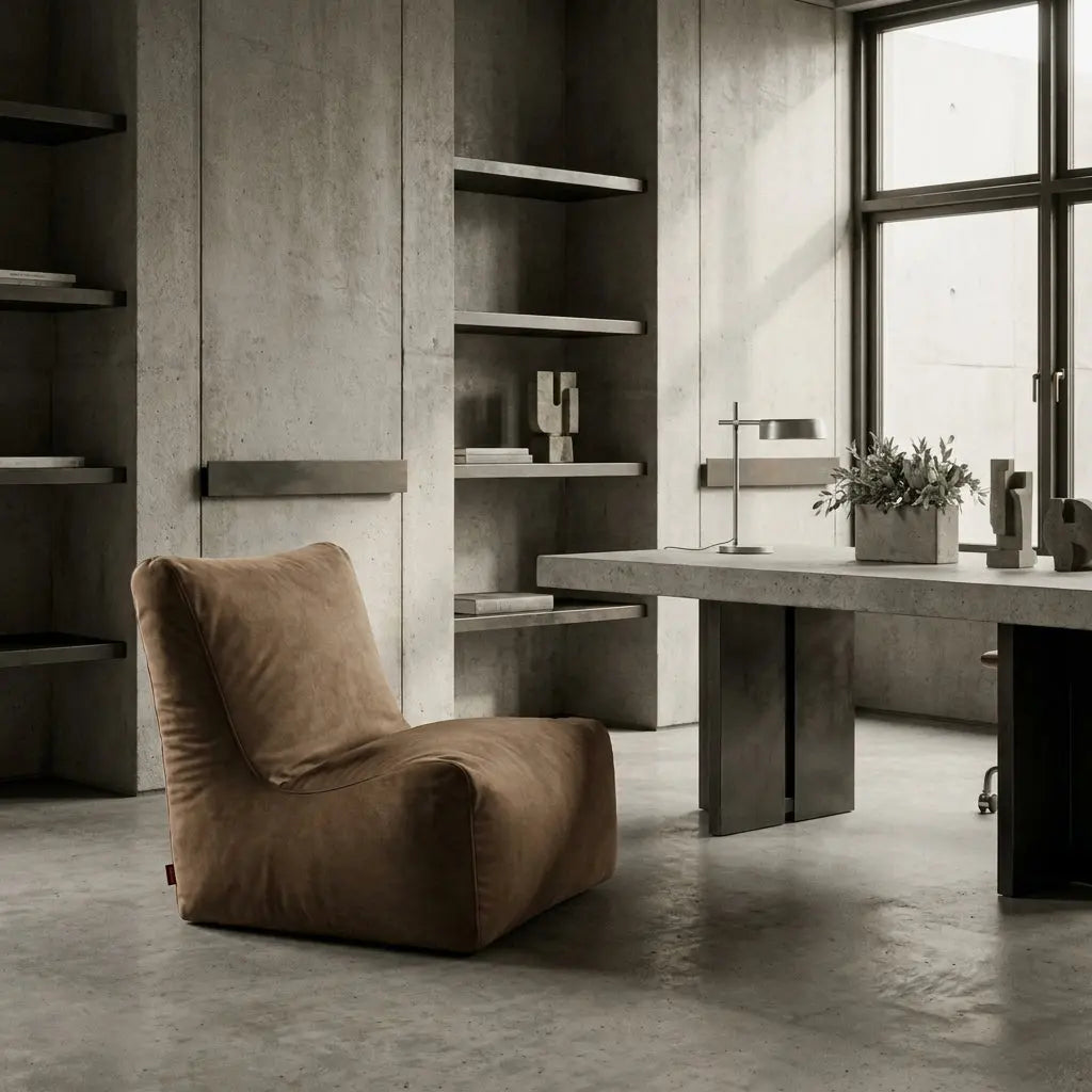 Sittsäck Fåtölj Seat 100 Barcelona Taupe SLOWDOWN