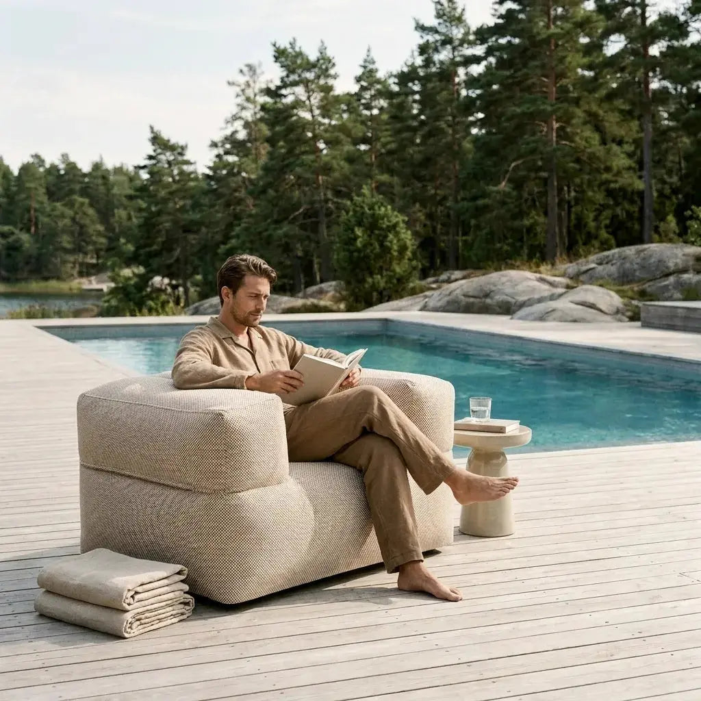Sittsäck MooG Capri Beige SLOWDOWN