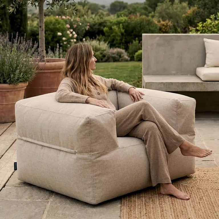 Sittsäck MooG Riviera Beige SLOWDOWN