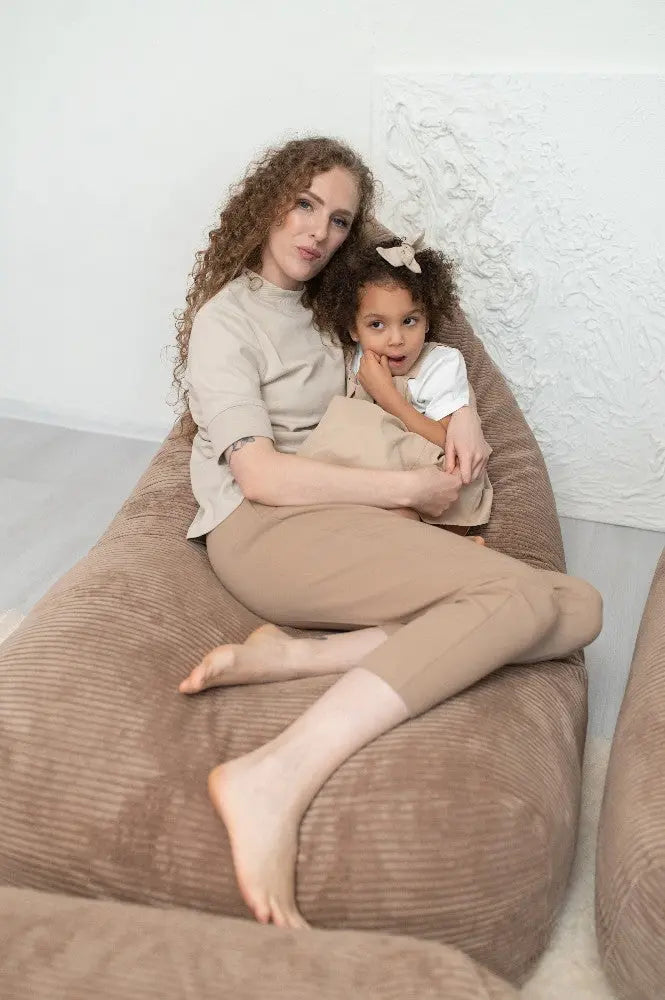 Fåtölj Sittsäck Snug Long 130 Waves Sand-Bean bags-Slowdown