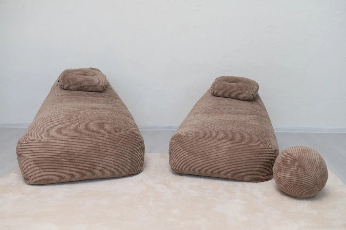 Fåtölj Sittsäck Snug Long 130 Waves Sand-Bean bags-Slowdown