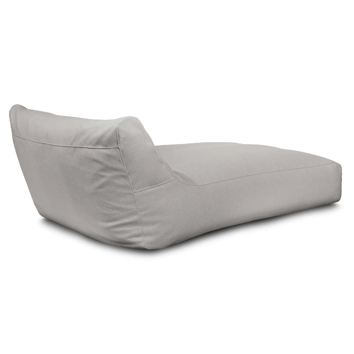 sittsäck solsäng Dunẽs White Grey i grå färg, perfekt för avkoppling vid poolen eller på terrassen.