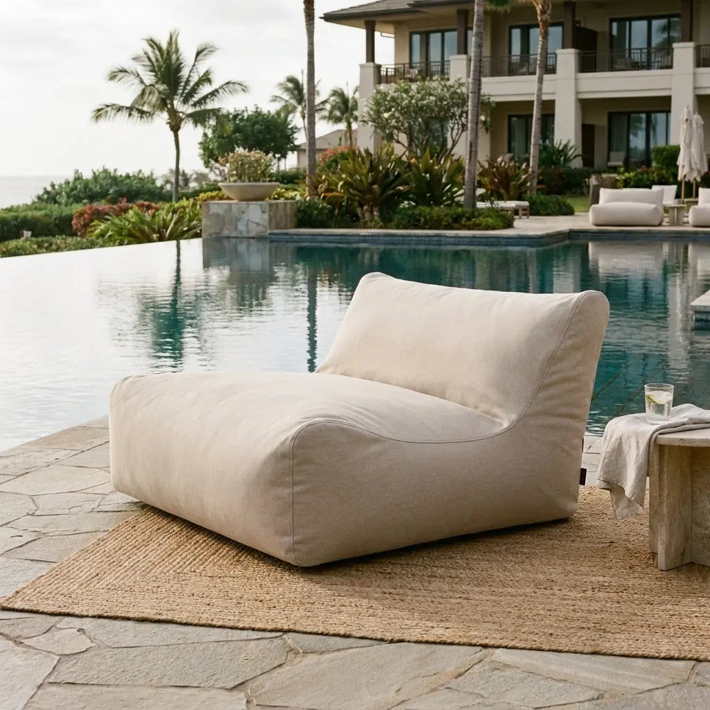 Sittsäck Soffa Lounge Outside Beige SLOWDOWN