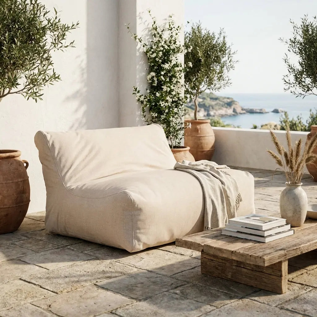 Sittsäck Soffa Lounge Riviera Beige SLOWDOWN