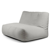 Sittsäck Soffa Tube Teddy White Grey SLOWDOWN