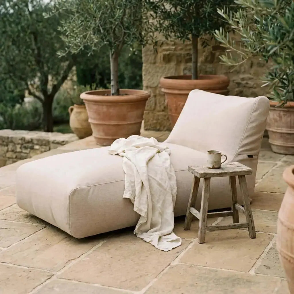 Solsäng sittsäck - sunbed 90 Riviera Beige SLOWDOWN