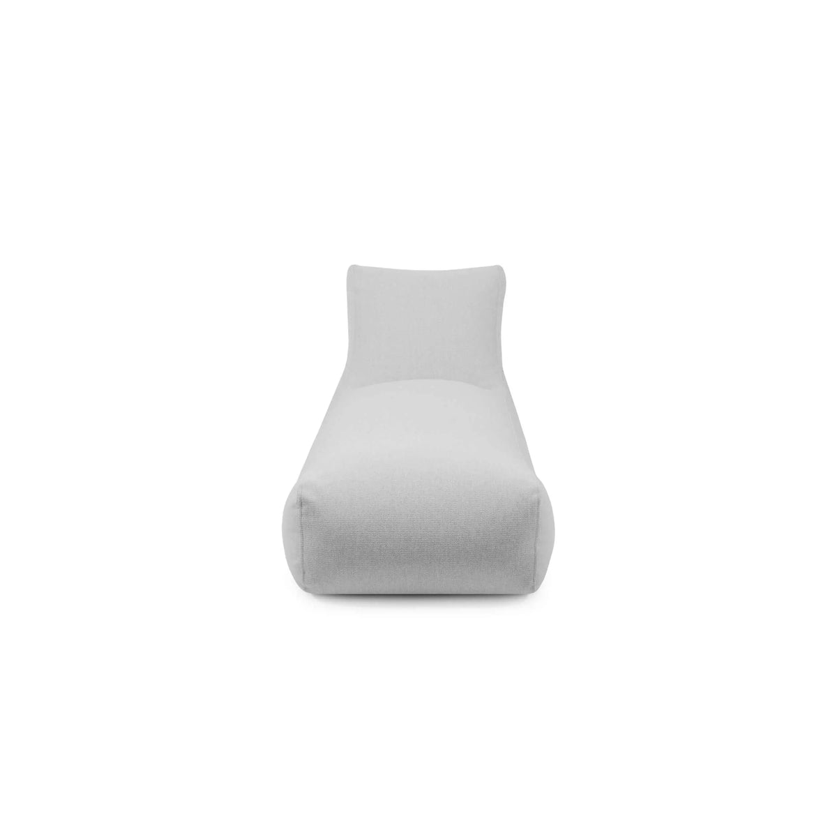 Sittsäck solsäng - solbädd Dunẽs Fluffy White SLOWDOWN