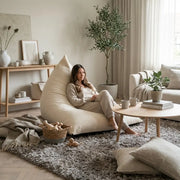 Sittsäck Razzmatazz Teddy Cream SLOWDOWN