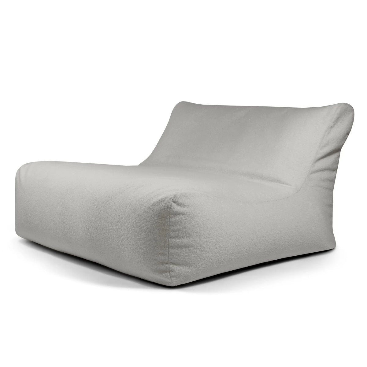 Sittsäck Soffa Lounge Teddy White Grey SLOWDOWN