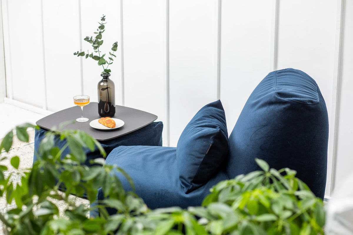 Sittsäck Tube Barcelona Navy-Bean bags-Slowdown