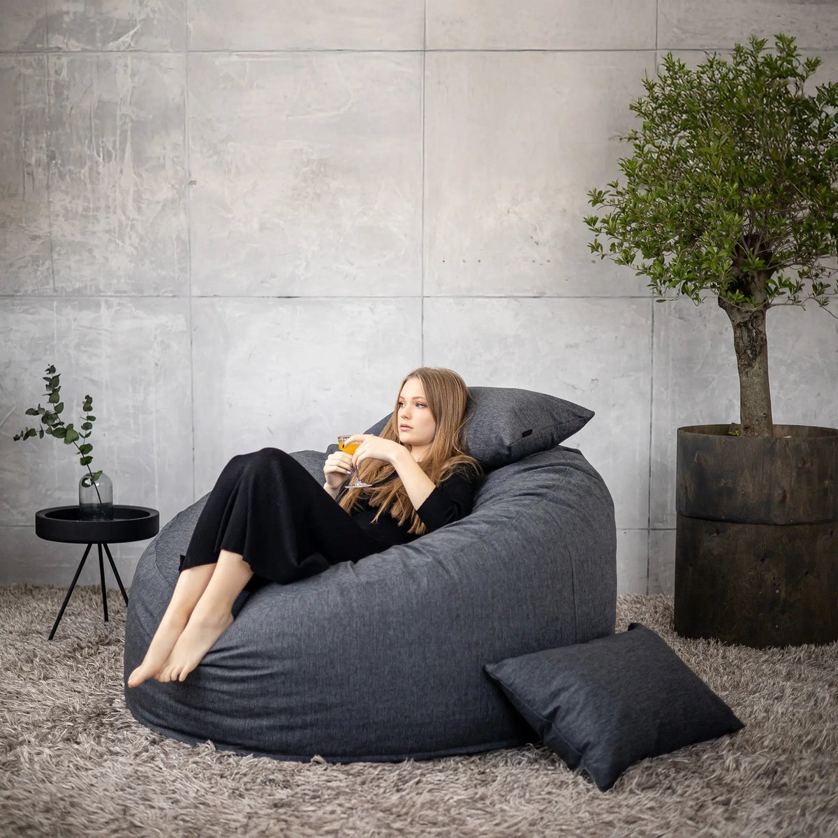 Fåtölj Sittsäck Om 135 Home Light Grey-Fåtöljer OM-Slowdown