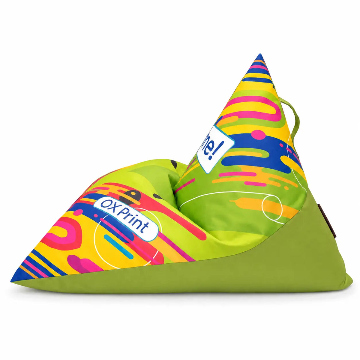 Razz sittsäck Cape med tryck 130x110x90 cm SLOWDOWN