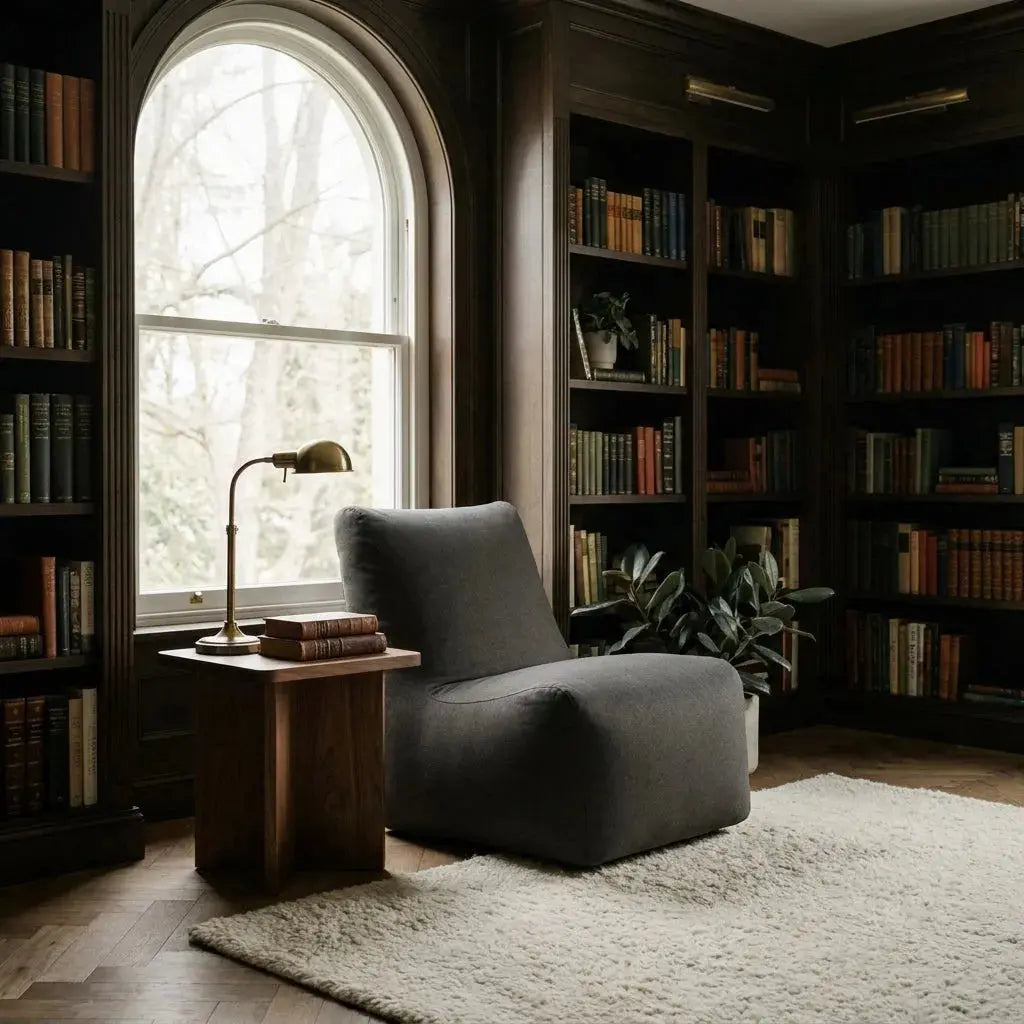 Sittsäck Fåtölj Seat Nordic Grey SLOWDOWN