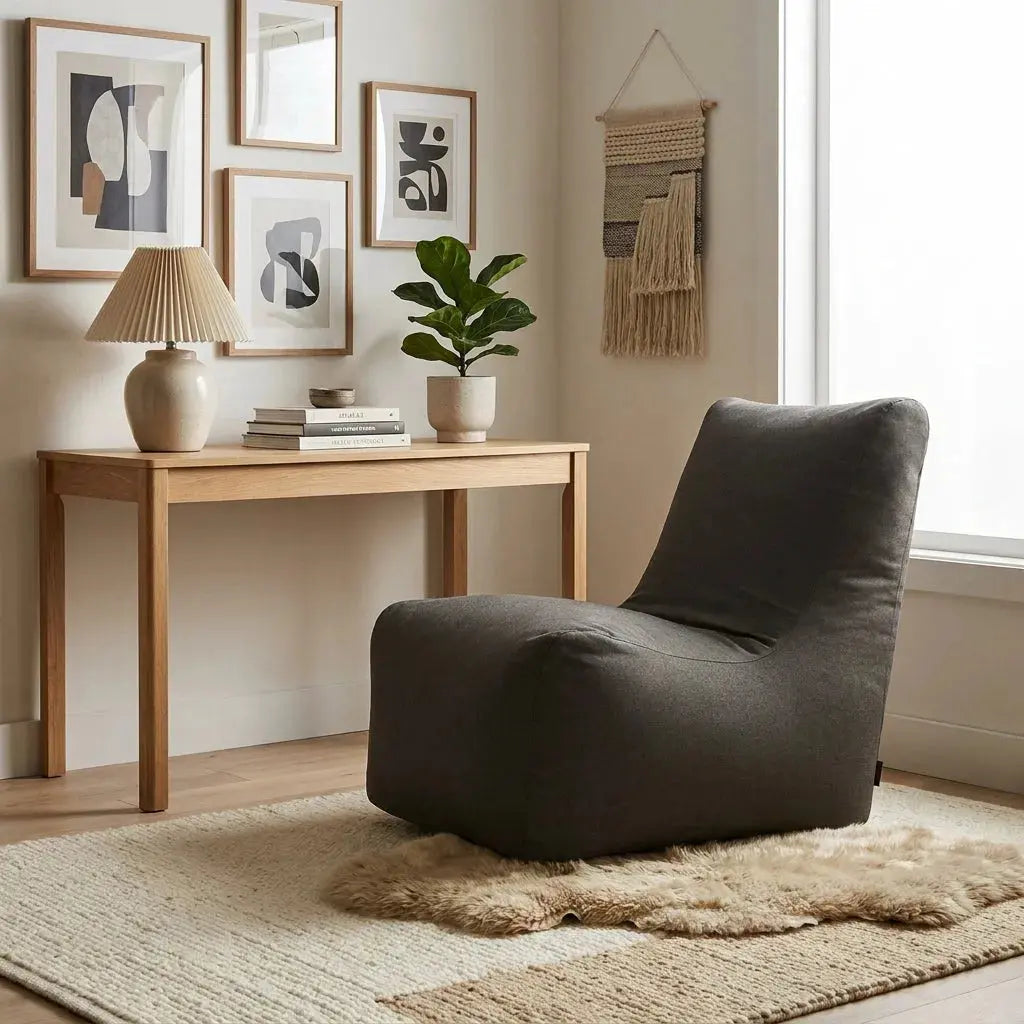 Sittsäck Fåtölj Seat Nordic Grey SLOWDOWN