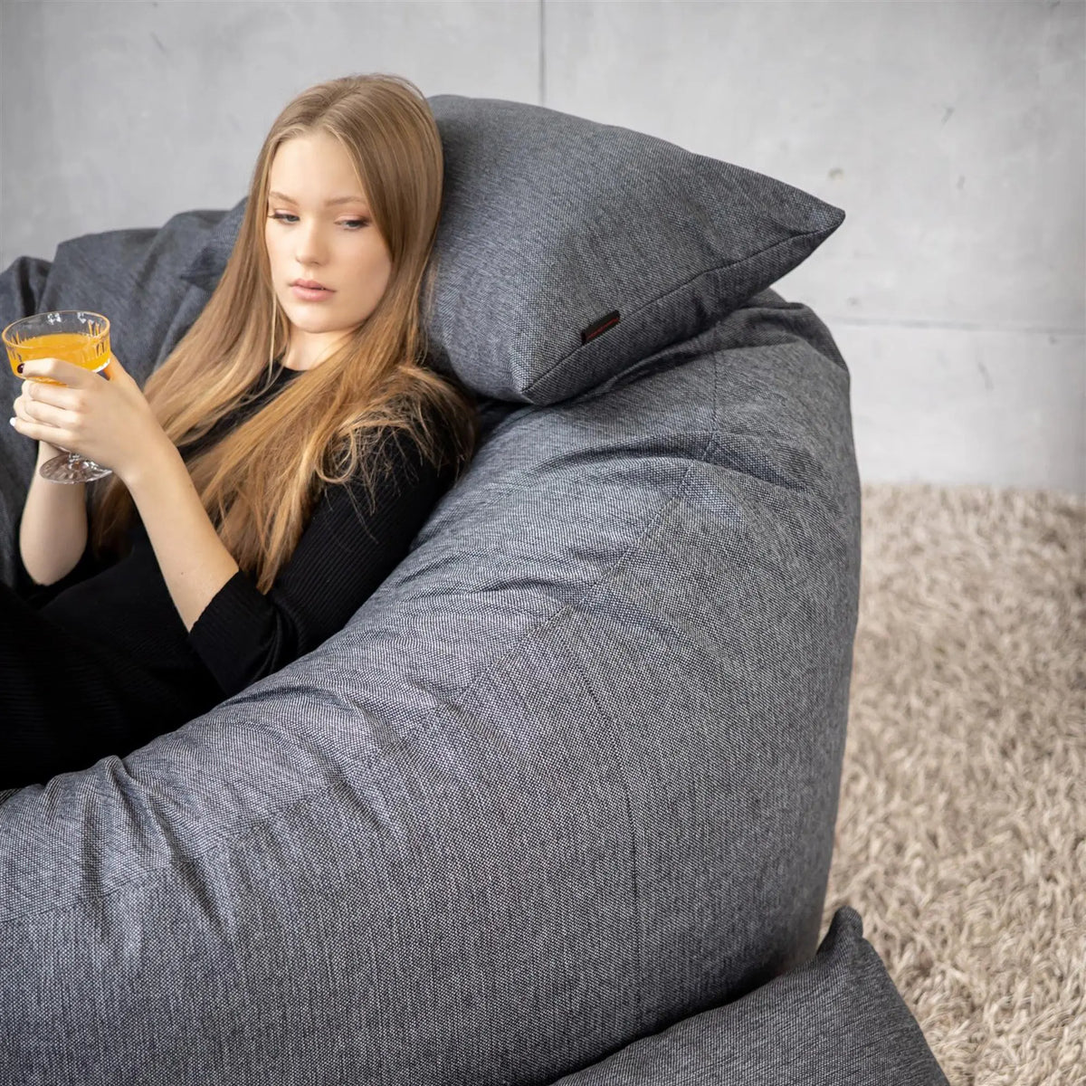Fåtölj Sittsäck Om 135 Home Light Grey-Fåtöljer OM-Slowdown