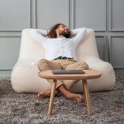 Sittsäck Soffa Tube Teddy Cream SLOWDOWN