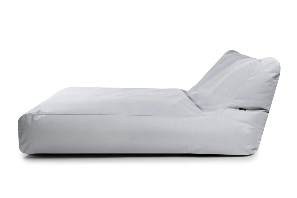 Sittsäck Soffa solsäng  - sunbed  OX White Grey SLOWDOWN
